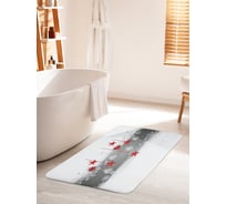 Коврик для ванной комнаты и туалета противоскользящий JOYARTY "Снежный праздник" 60х100 см bath_21454_60x100
