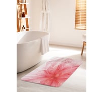 Коврик для ванной комнаты и туалета противоскользящий JOYARTY "Абстрактное марево" 60х100 см bath_21580_60x100