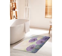 Коврик для ванной комнаты и туалета противоскользящий JOYARTY "Красочные одуванчики" 60х100 см bath_18535_60x100