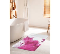 Коврик для ванной комнаты и туалета противоскользящий JOYARTY "Красочный дым" 60х100 см bath_22149_60x100