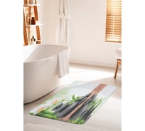 Коврик для ванной комнаты и туалета противоскользящий JOYARTY "Лечебные камни" 60х100 см bath_18950_60x100