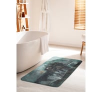 Коврик для ванной комнаты и туалета противоскользящий JOYARTY "Горный воин" 60х100 см bath_19108_60x100