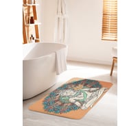 Коврик для ванной комнаты и туалета противоскользящий JOYARTY "Реальная природа" 60х100 см bath_19245_60x100