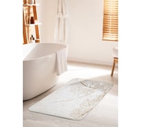 Коврик для ванной комнаты и туалета противоскользящий JOYARTY "Абрис виноградной лозы" 60х100 см bath_86199_60x100