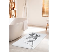 Коврик для ванной комнаты и туалета противоскользящий JOYARTY "Речная выдра" 60х100 см bath_58613_60x100