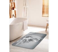 Коврик для ванной комнаты и туалета противоскользящий JOYARTY "Смерч и молния" 60х100 см bath_70932_60x100