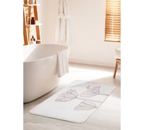 Коврик для ванной комнаты и туалета противоскользящий JOYARTY "Три мака" 60х100 см bath_90453_60x100