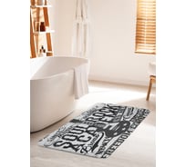 Коврик для ванной комнаты и туалета противоскользящий JOYARTY "Душа рока" 60х100 см bath_30494_60x100