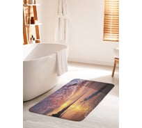Коврик для ванной комнаты и туалета противоскользящий JOYARTY "Утренний бриз" 60х100 см bath_32267_60x100