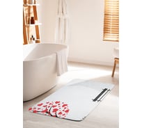 Коврик для ванной комнаты и туалета противоскользящий JOYARTY "Сидим у любовного древа" 60х100 см bath_17631_60x100