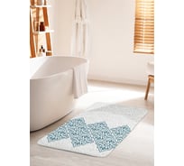 Коврик для ванной комнаты и туалета противоскользящий JOYARTY "Индийская полоса" 60х100 см bath_19984_60x100