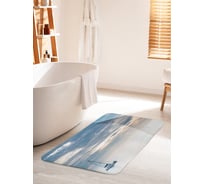 Коврик для ванной комнаты и туалета противоскользящий JOYARTY "Морская тишина" 60х100 см bath_16447_60x100