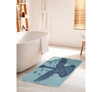 Коврик для ванной комнаты и туалета противоскользящий JOYARTY "На крыльях музыки" 60х100 см bath_16480_60x100