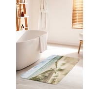 Коврик для ванной комнаты и туалета противоскользящий JOYARTY "Береговая трава" 60х100 см bath_16113_60x100