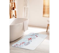 Коврик для ванной комнаты и туалета противоскользящий JOYARTY "В каждом доме" 60х100 см bath_20071_60x100