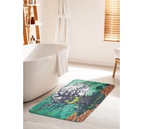 Коврик для ванной комнаты и туалета противоскользящий JOYARTY "Зачарованное дерево" 60х100 см bath_19412_60x100