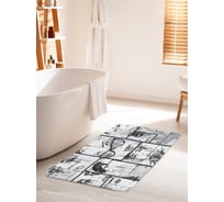 Коврик для ванной комнаты и туалета противоскользящий JOYARTY "Модный комикс" 60х100 см bath_21048_60x100