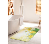 Коврик для ванной комнаты и туалета противоскользящий JOYARTY "Природа процветает" 60х100 см bath_16651_60x100