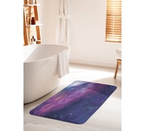 Коврик для ванной комнаты и туалета противоскользящий JOYARTY "Космические блики" 60х100 см bath_19717_60x100