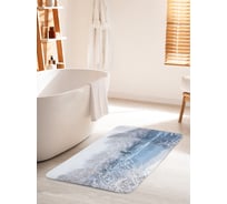 Коврик для ванной комнаты и туалета противоскользящий JOYARTY "Замерзшая река" 60х100 см bath_18876_60x100