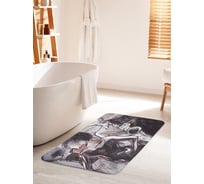 Коврик для ванной комнаты и туалета противоскользящий JOYARTY "Восхитительные песни" 60х100 см bath_14246_60x100