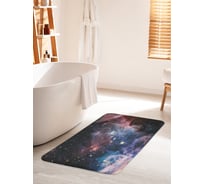 Коврик для ванной комнаты и туалета противоскользящий JOYARTY "Космические странствия" 60х100 см bath_13789_60x100