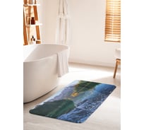 Коврик для ванной комнаты и туалета противоскользящий JOYARTY "В ожидании лета" 60х100 см bath_15208_60x100