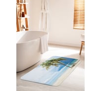 Коврик для ванной комнаты и туалета противоскользящий JOYARTY "Надвигающийся шторм" 60х100 см bath_14990_60x100