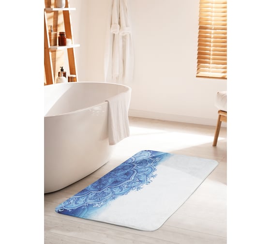 Коврик для ванной комнаты и туалета противоскользящий JOYARTY "Уникальное явление" 60х100 см bath_17002_60x100 1