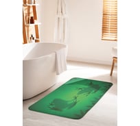 Коврик для ванной комнаты и туалета противоскользящий JOYARTY "Лягушачьи тени" 60х100 см bath_15258_60x100