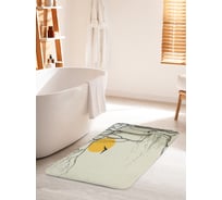 Коврик для ванной комнаты и туалета противоскользящий JOYARTY "Полет через солнечный лес" 60х100 см bath_14967_60x100