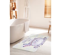 Коврик для ванной комнаты и туалета противоскользящий JOYARTY "Это прекрасный день" 60х100 см bath_15559_60x100