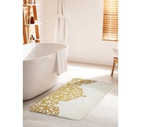 Коврик для ванной комнаты и туалета противоскользящий JOYARTY "Королевские завитки" 60х100 см bath_15875_60x100