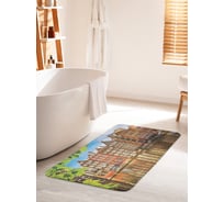 Коврик для ванной комнаты и туалета противоскользящий JOYARTY "Приятный вид" 60х100 см bath_14418_60x100