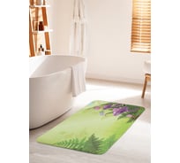Коврик для ванной комнаты и туалета противоскользящий JOYARTY "Грибочный лес" 60х100 см bath_15977_60x100