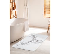 Коврик для ванной комнаты и туалета противоскользящий JOYARTY "Олень с большими рогами" 60х100 см bath_12790_60x100