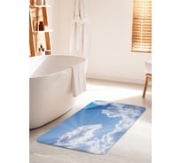 Коврик для ванной комнаты и туалета противоскользящий JOYARTY "Воздушный перелет" 60х100 см bath_13028_60x100
