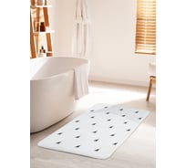 Коврик для ванной комнаты и туалета противоскользящий JOYARTY "Плавники опасности" 60х100 см bath_11868_60x100