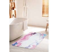 Коврик для ванной комнаты и туалета противоскользящий JOYARTY "Волшебные бабочки" 60х100 см bath_11948_60x100