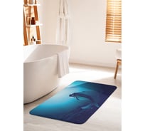 Коврик для ванной комнаты и туалета противоскользящий JOYARTY "Отчаянная русалка" 60х100 см bath_12865_60x100