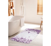 Коврик для ванной комнаты и туалета противоскользящий JOYARTY "Элегантные бабочки" 60х100 см bath_13609_60x100