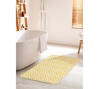 Коврик для ванной комнаты и туалета противоскользящий JOYARTY "Культурная симметрия" 60х100 см bath_13417_60x100