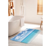 Коврик для ванной комнаты и туалета противоскользящий JOYARTY "Карибское море" 60х100 см bath_13959_60x100