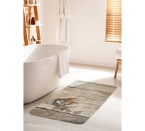 Коврик для ванной комнаты и туалета противоскользящий JOYARTY "Подглядывающая опасность" 60х100 см bath_12725_60x100