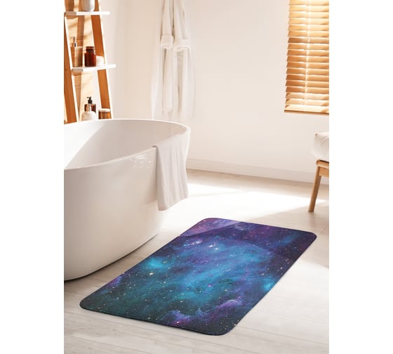 Коврик для ванной комнаты и туалета противоскользящий JOYARTY "Завораживающие дали" 60х100 см bath_14495_60x100 1