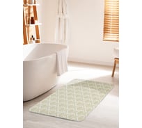 Коврик для ванной комнаты и туалета противоскользящий JOYARTY "Волшебная лиственность" 60х100 см bath_13210_60x100