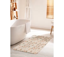 Коврик для ванной комнаты и туалета противоскользящий JOYARTY "Прекрасные ракушки" 60х100 см bath_14152_60x100