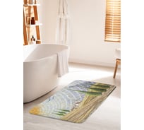 Коврик для ванной комнаты и туалета противоскользящий JOYARTY "На сельских полях Европы" 60х100 см bath_14594_60x100