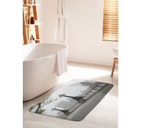 Коврик для ванной комнаты и туалета противоскользящий JOYARTY "Хмурый Лондон" 60х100 см bath_14651_60x100