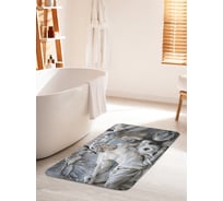 Коврик для ванной комнаты и туалета противоскользящий JOYARTY "Скульптура Зевс и Гера" 60х100 см bath_9962_60x100